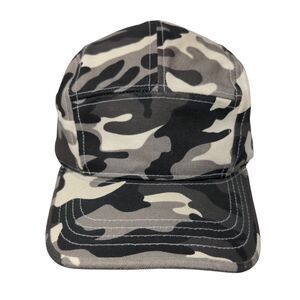KB ETHOS Slideback 5 Panel Hat Gray Camo One Size Adjustable Vent Holes